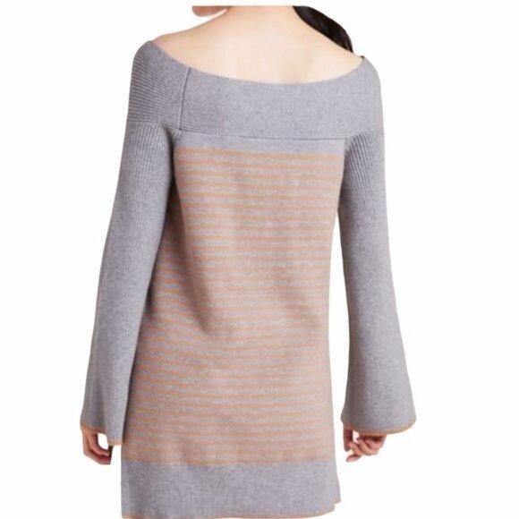 Anthropologie Elise Off Shoulder Tunic Sweater Size XS - Picture 4 of 12